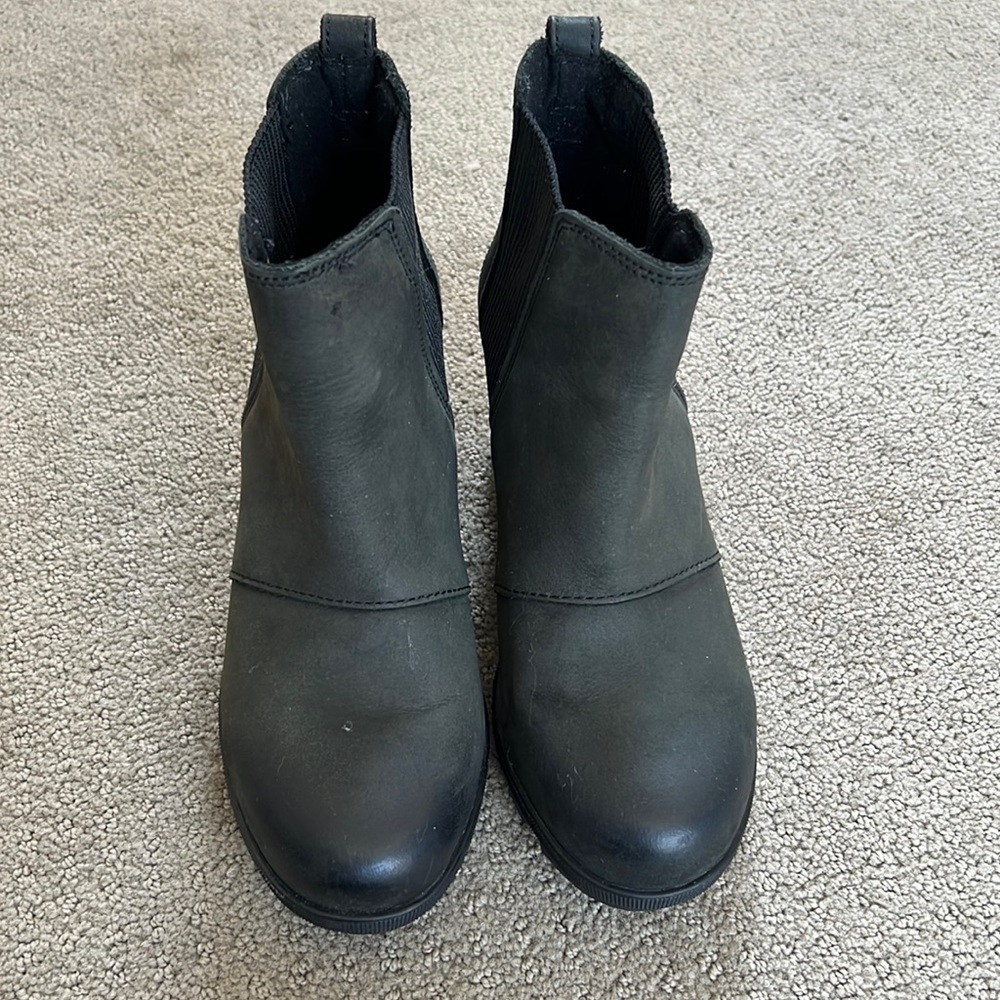 Black Sorel Wedge Bootie